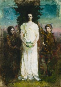Mes enfants (Mary, Gerald et Gladys Thayer) - Abbott Handerson Thayer